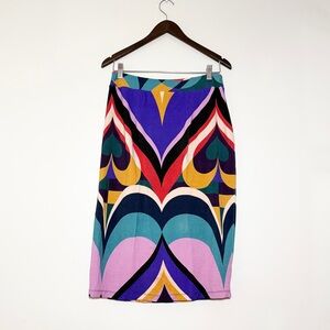 Farm Rio for Anthropologie Kaliya Midi Skirt